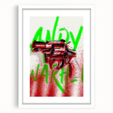 Edgy Pop Art Wall Art – Bold Graffiti Canvas Print