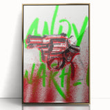 Edgy Pop Art Wall Art – Bold Graffiti Canvas Print