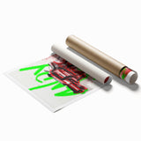 Edgy Pop Art Wall Art – Bold Graffiti Canvas Print