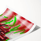 Edgy Pop Art Wall Art – Bold Graffiti Canvas Print