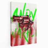 Edgy Pop Art Wall Art – Bold Graffiti Canvas Print