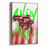Edgy Pop Art Wall Art – Bold Graffiti Canvas Print