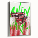 Edgy Pop Art Wall Art – Bold Graffiti Canvas Print