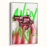 Edgy Pop Art Wall Art – Bold Graffiti Canvas Print
