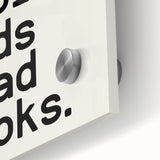 “Cool Kids Read Books” Typography Art Print for Kids Room