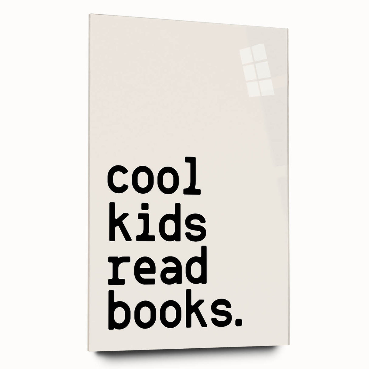 “Cool Kids Read Books” Typography Art Print for Kids Room