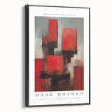 Black and white landscape painting on framed canvas, featuring minimalist style, ideal for bedroom wall decor.