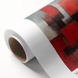 Rolled canvas featuring a Mark Rothko-inspired abstract design in soft pastel shades.