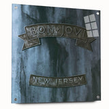 Retro Wall Art – Bon Jovi New Jersey Album Canvas Print