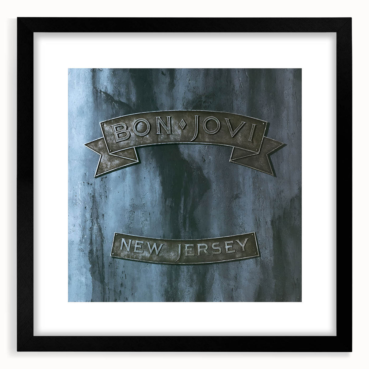 Retro Wall Art – Bon Jovi New Jersey Album Canvas Print