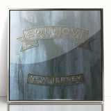 Retro Wall Art – Bon Jovi New Jersey Album Canvas Print