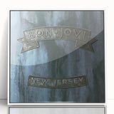 Retro Wall Art – Bon Jovi New Jersey Album Canvas Print