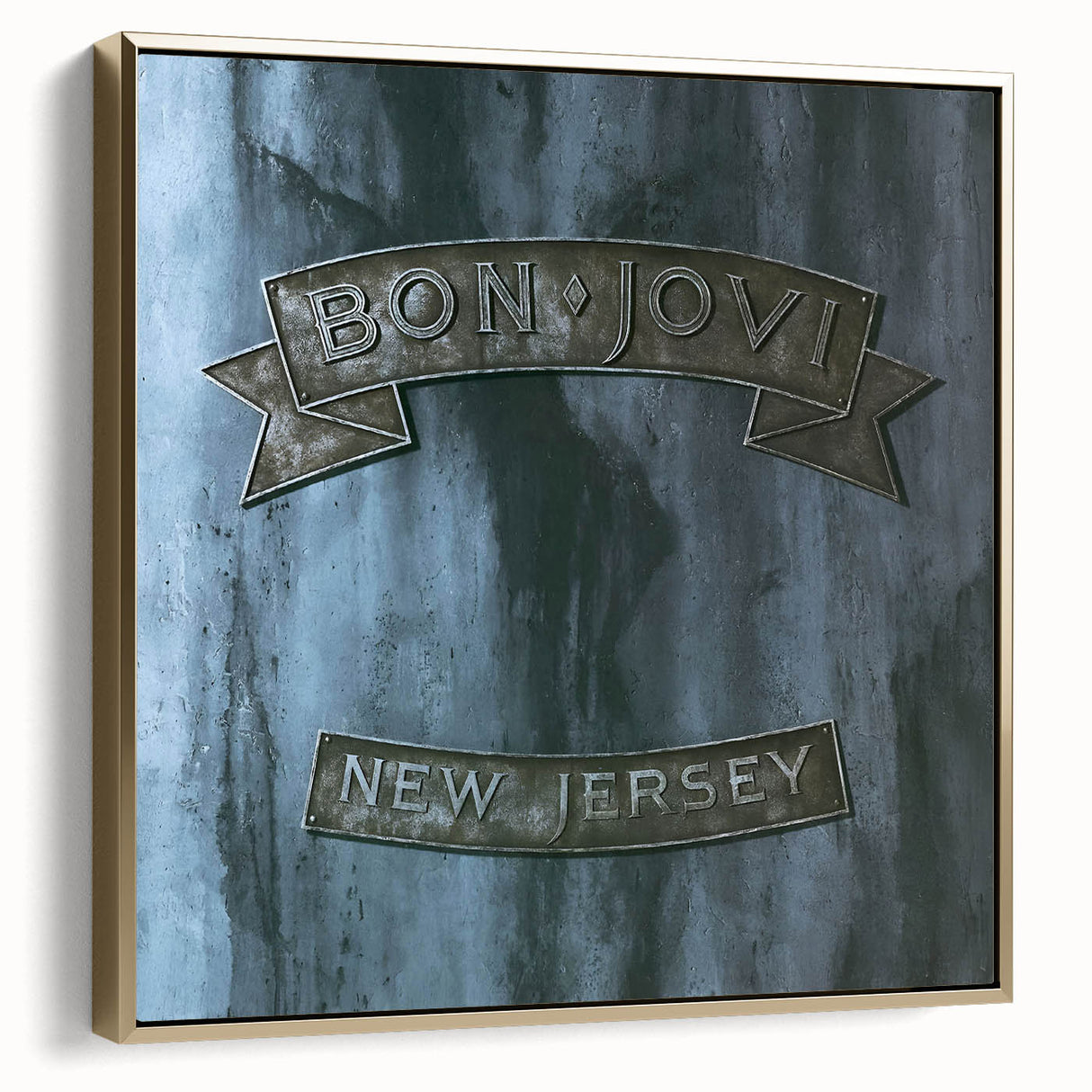 Retro Wall Art – Bon Jovi New Jersey Album Canvas Print