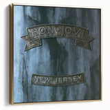 Retro Wall Art – Bon Jovi New Jersey Album Canvas Print
