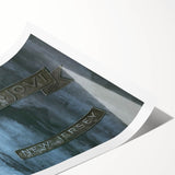 Retro Wall Art – Bon Jovi New Jersey Album Canvas Print