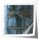 Retro Wall Art – Bon Jovi New Jersey Album Canvas Print