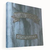 Retro Wall Art – Bon Jovi New Jersey Album Canvas Print