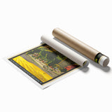 Brisbane Retro Travel Poster | Vintage River City Art Print