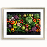 Fresh Vegetable Medley - Modern Kitchen Wall Art for Food Lovers