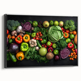 Fresh Vegetable Medley - Modern Kitchen Wall Art for Food Lovers