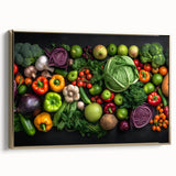 Fresh Vegetable Medley - Modern Kitchen Wall Art for Food Lovers
