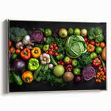 Fresh Vegetable Medley - Modern Kitchen Wall Art for Food Lovers