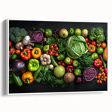Fresh Vegetable Medley - Modern Kitchen Wall Art for Food Lovers