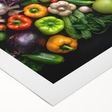 Fresh Vegetable Medley - Modern Kitchen Wall Art for Food Lovers
