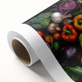 Fresh Vegetable Medley - Modern Kitchen Wall Art for Food Lovers