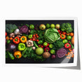 Fresh Vegetable Medley - Modern Kitchen Wall Art for Food Lovers