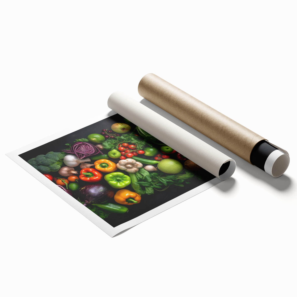 Fresh Vegetable Medley - Modern Kitchen Wall Art for Food Lovers