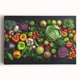 Fresh Vegetable Medley - Modern Kitchen Wall Art for Food Lovers