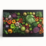 Fresh Vegetable Medley - Modern Kitchen Wall Art for Food Lovers