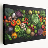Fresh Vegetable Medley - Modern Kitchen Wall Art for Food Lovers