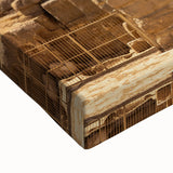 Large black and white stretched canvas featuring a landscape painting of the Egyptian scenery, ideal for bedroom decor.