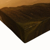 Large art of a Kenyan landscape on stretched canvas, in black and white tones, ideal for bedroom wall decor.