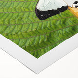 Art deco poster of Madagascar scenery in muted earth tones on rolled canvas, suitable for dining room wall art.