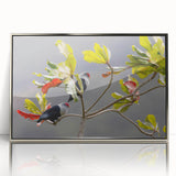 Framed acrylic print of a Seychelles scenery with vivid blue and green tones, ideal for modern art wall decor.