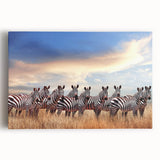 Monochrome canvas print of Tanzania scenery, ideal for kitchen wall art or bedroom ambiance.