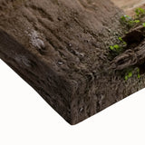 Large art featuring a black and white landscape painting of Tunisia on stretched canvas, suitable for bedroom decor.