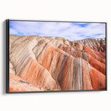 Black and white framed canvas depicting a vintage-style landscape of Azerbaijan, ideal for bedroom wall decor.