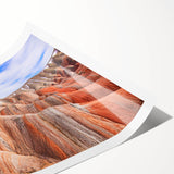 Extra large wall art featuring line art flowers in muted tones on rolled canvas, ideal for large living room decor.