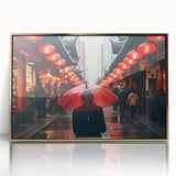 Large art print of Shanghai skyline in muted gold and black tones on framed acrylic, ideal for modern art wall decor.