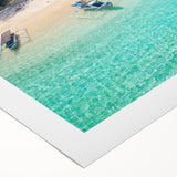 Art deco poster of Indonesian scenery in muted earth tones on rolled canvas, suitable for dining room decor.