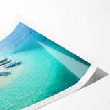 Extra large wall art featuring line art flowers in muted tones on rolled canvas, suitable for large living room decor.