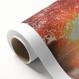 Art Deco style poster of a serene Japanese landscape on rolled canvas, suitable for nursery wall art.