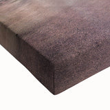 Large art depicting a black and white Laos landscape on stretched canvas, suitable for bedroom wall placement.