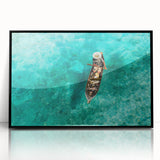 Large abstract wall art featuring a Malaysian landscape in muted earth tones on a framed acrylic panel.