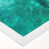 Art deco poster of a Malaysian landscape in muted green and blue tones on rolled canvas, suitable for dining room decor.