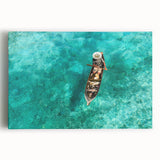 Black and white photo of Malaysian landscape on large stretched canvas, suitable for kitchen art.